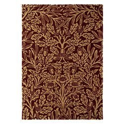 Morris & Co Oak Rug, Crimson